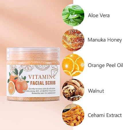 MOOYAM VITAMIN C FACIAL SCRUB - Laxe Online