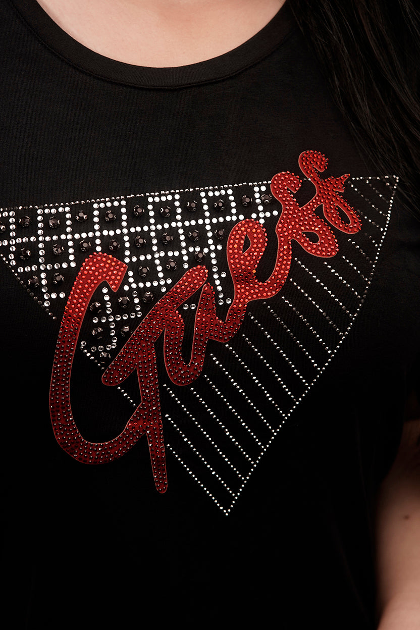 Guess Women's T-Shirts Black - Laxe Online