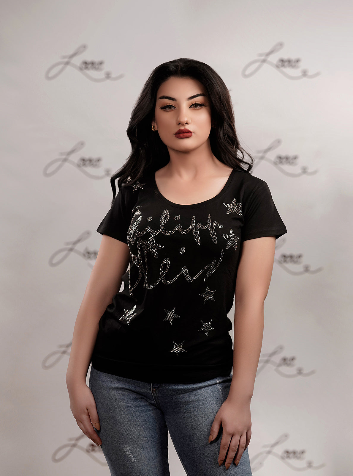 Philipp Plein Women's T-Shirts Black - Laxe Online