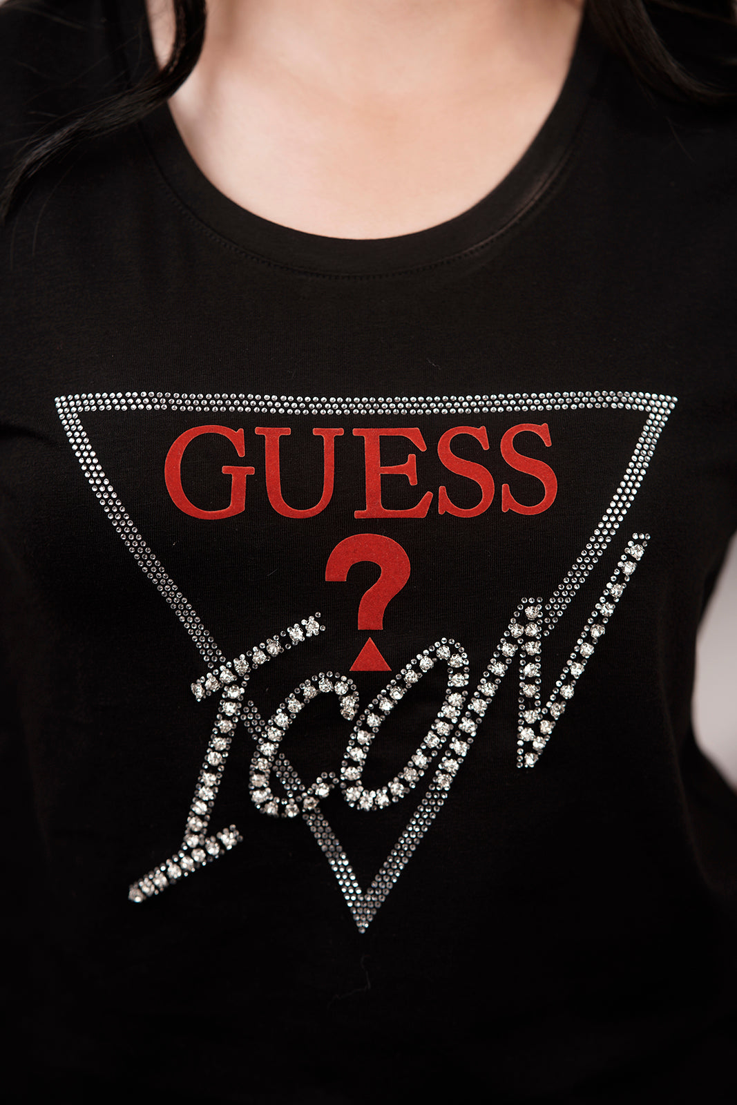 Guess Women's T-Shirts Black - Laxe Online