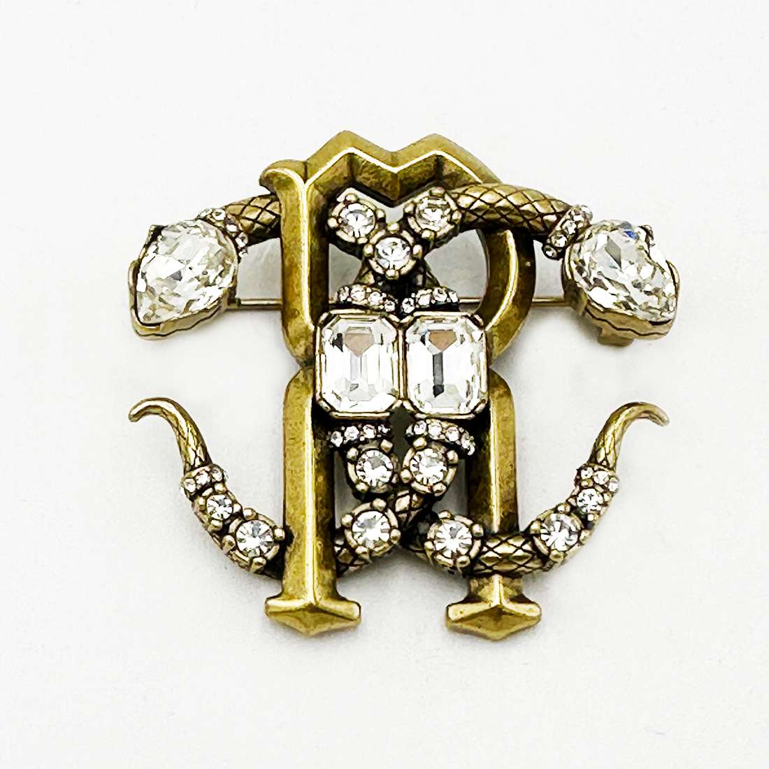 An Original Roberto Cavalli Snake Brooch