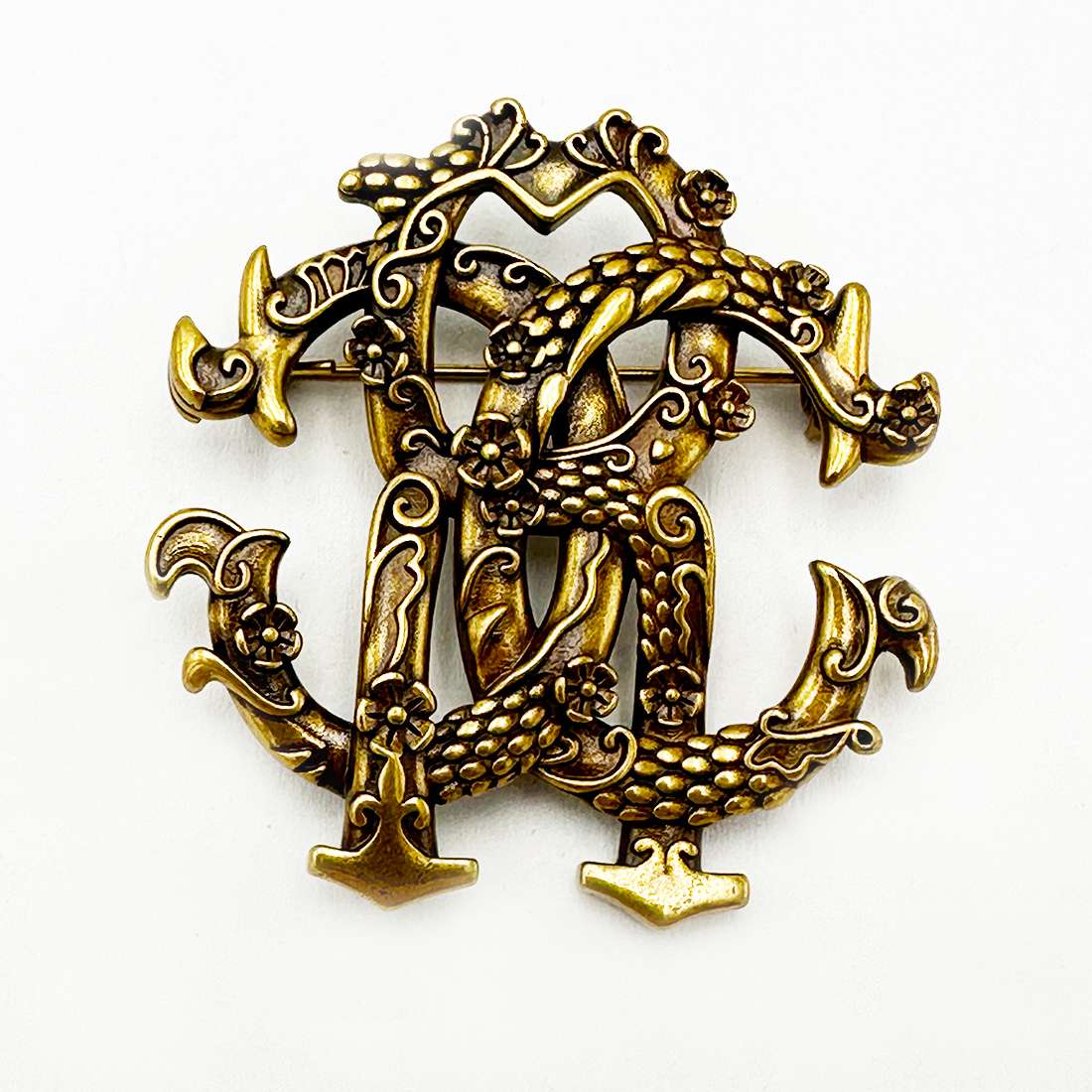 An Original Roberto Cavalli Snake Brooch