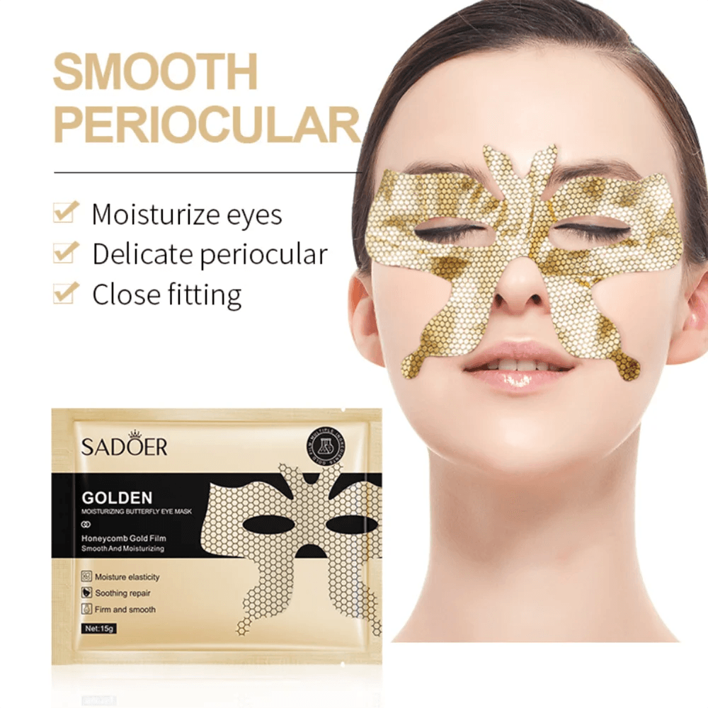 golden butterfly eye mask - Laxe Online