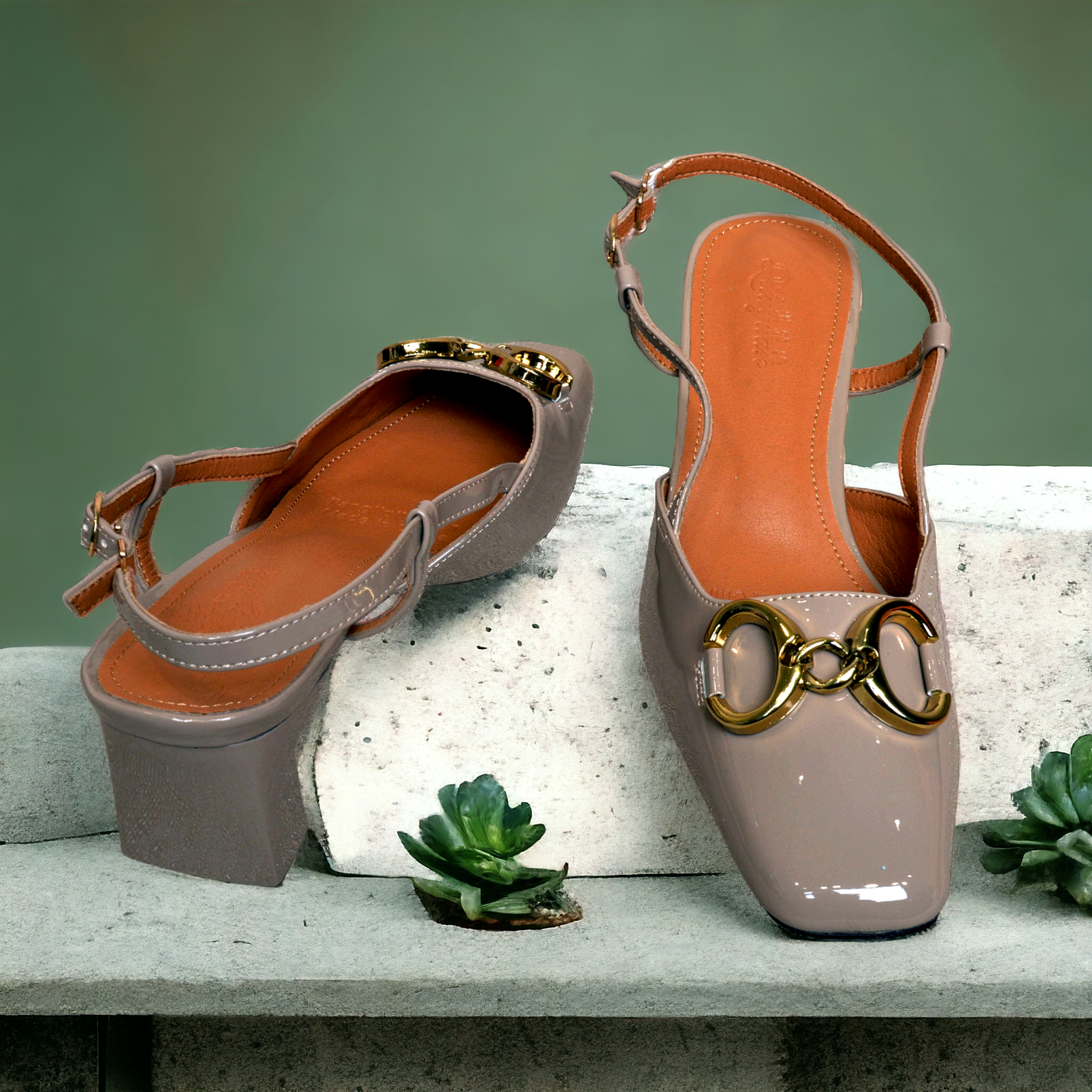 Fashion lady shoe beige - Laxe Online