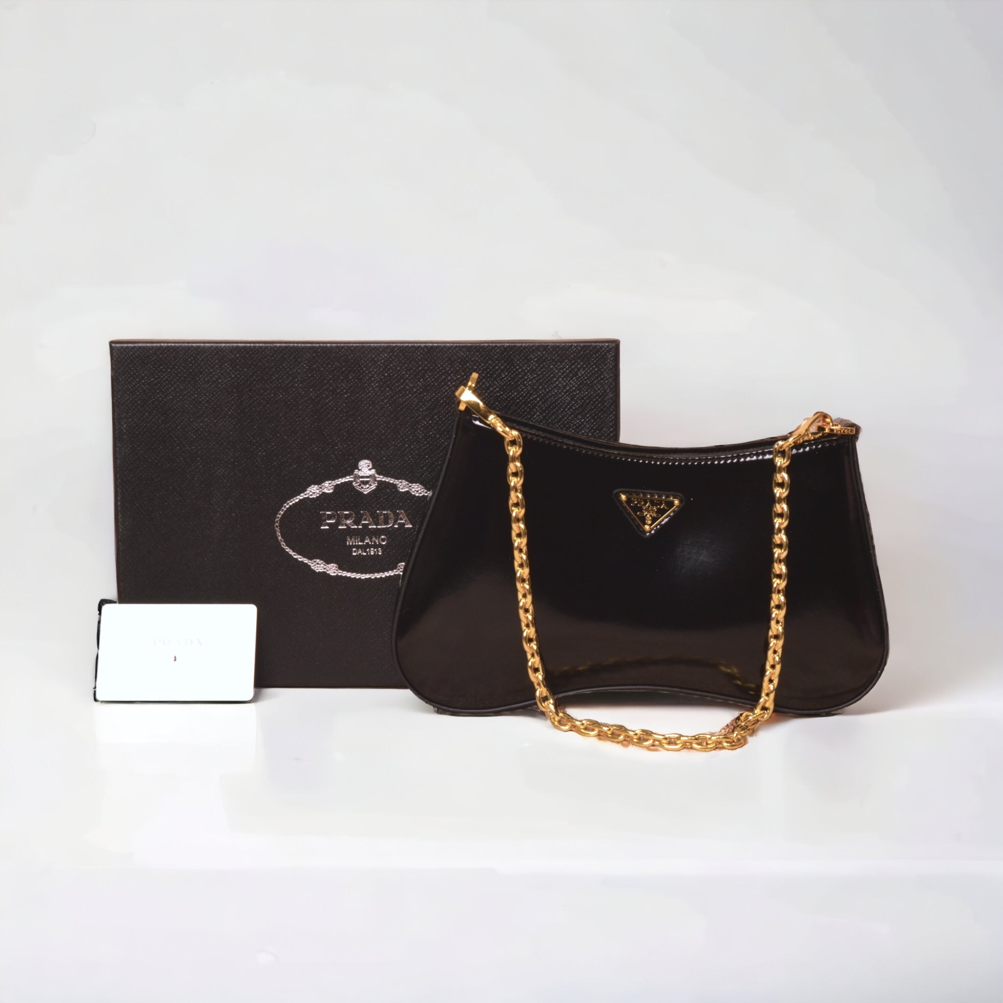 Prada women's black leather bag - Laxe Online