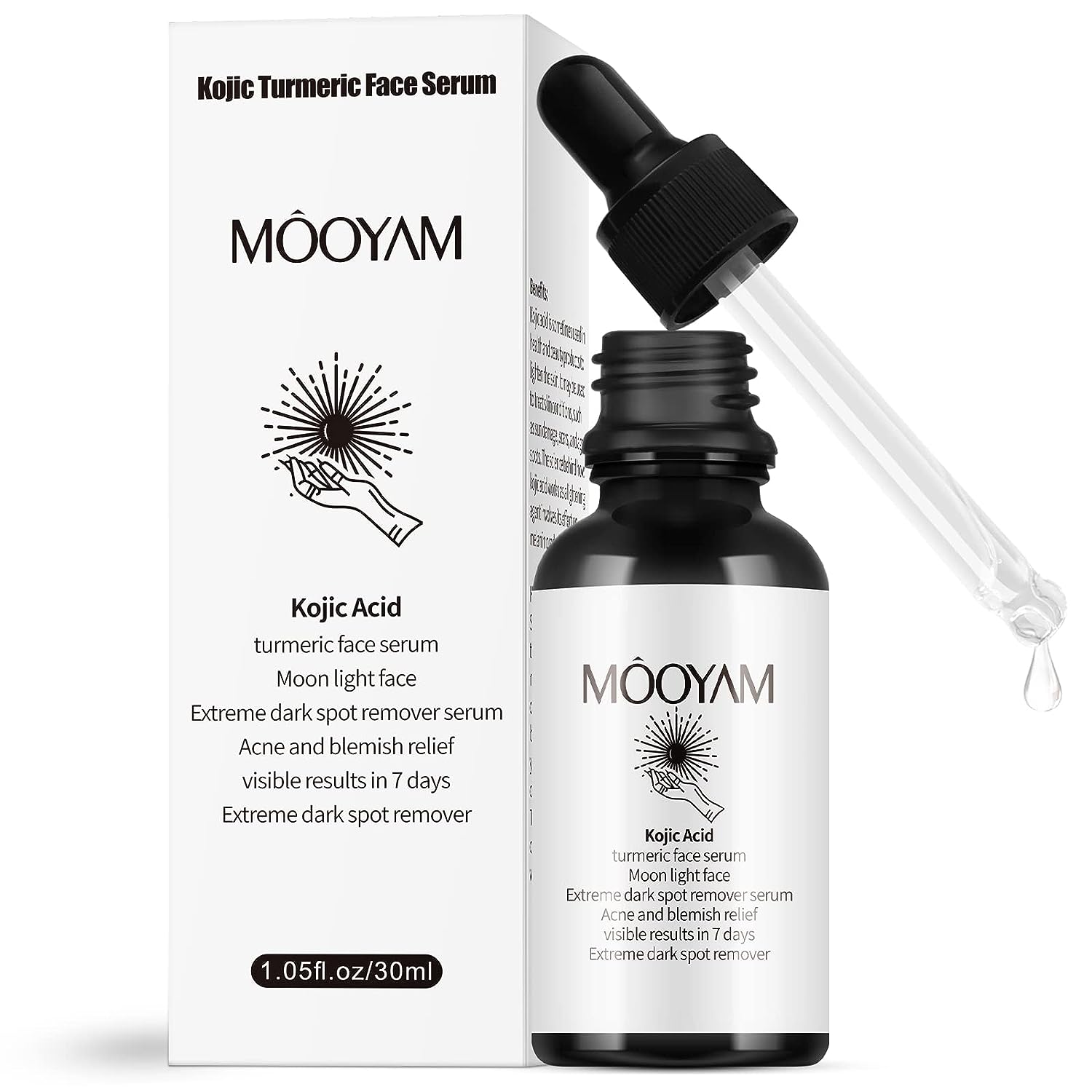 MOOYAM Kojic Turmeric Facial Serum - Laxe Online