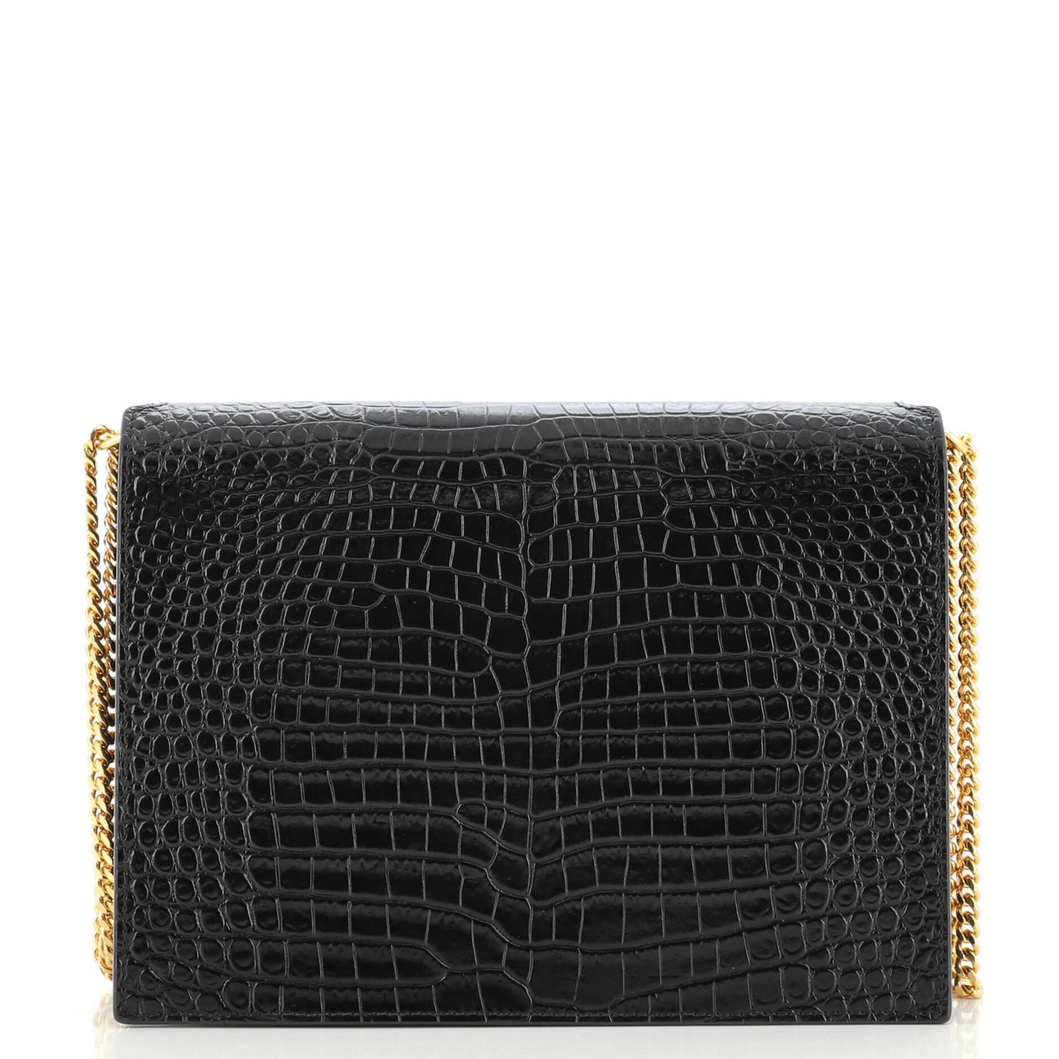 Cassandra bag in crocodile-embossed leather - Laxe Online