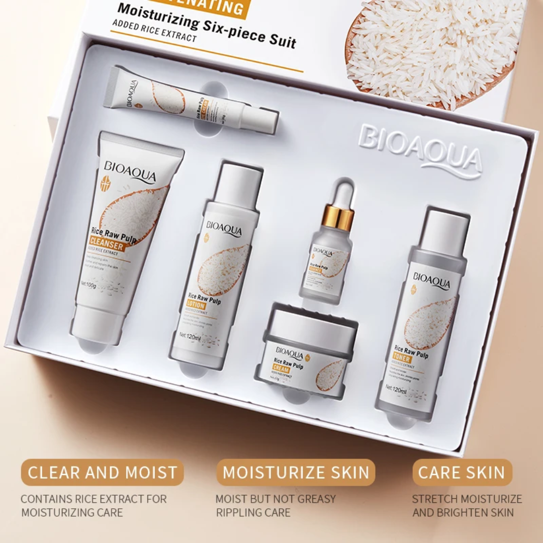 Rice skin care set