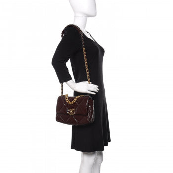 CHANEL dark burgundy matte bag - Laxe Online