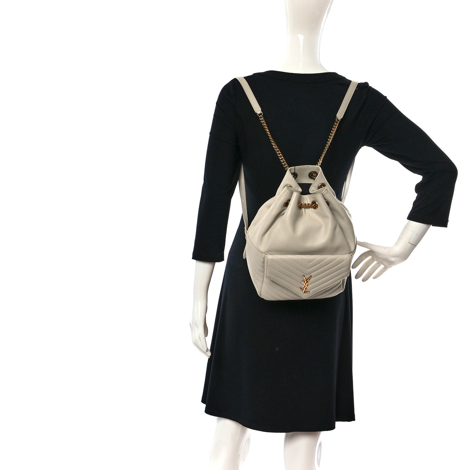 YSL quilted lambskin bucket bag - Laxe Online