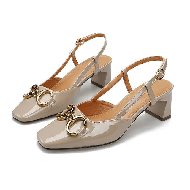 Fashion lady shoe beige - Laxe Online