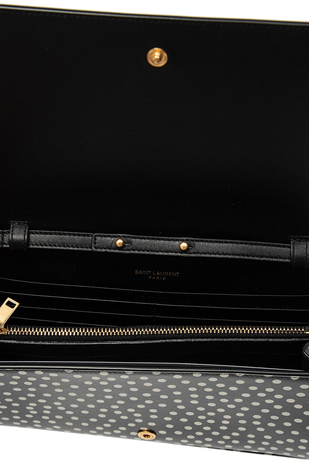 Black and cream polka dot shoulder bag - Laxe Online