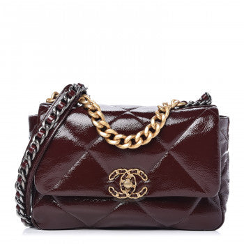 CHANEL dark burgundy matte bag - Laxe Online