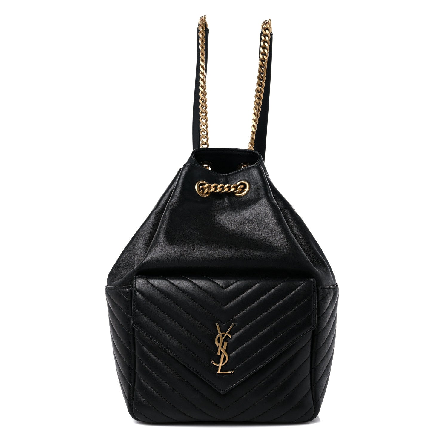 YSL quilted lambskin bucket bag - Laxe Online