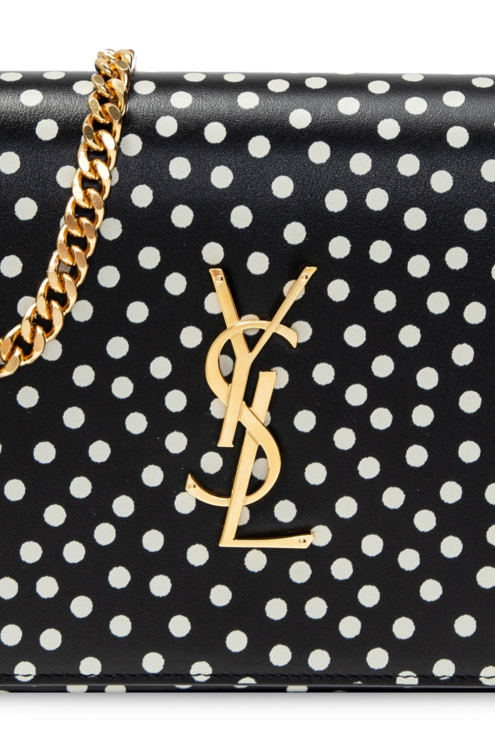 Black and cream polka dot shoulder bag - Laxe Online