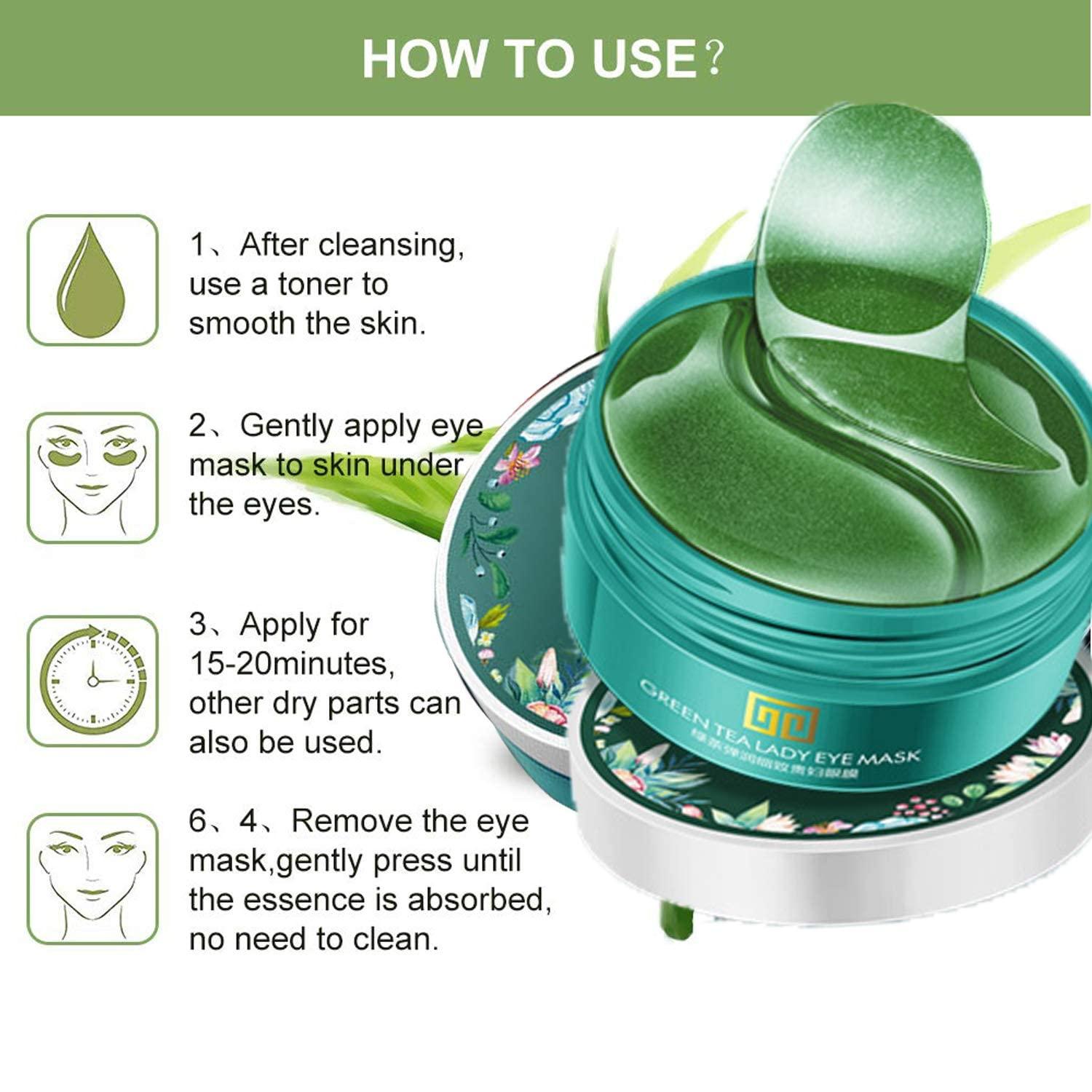 Green Tea Elastic and Meticulous Lady Eye Mask - Laxe Online