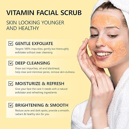 MOOYAM VITAMIN C FACIAL SCRUB - Laxe Online