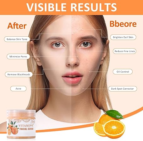 MOOYAM VITAMIN C FACIAL SCRUB - Laxe Online