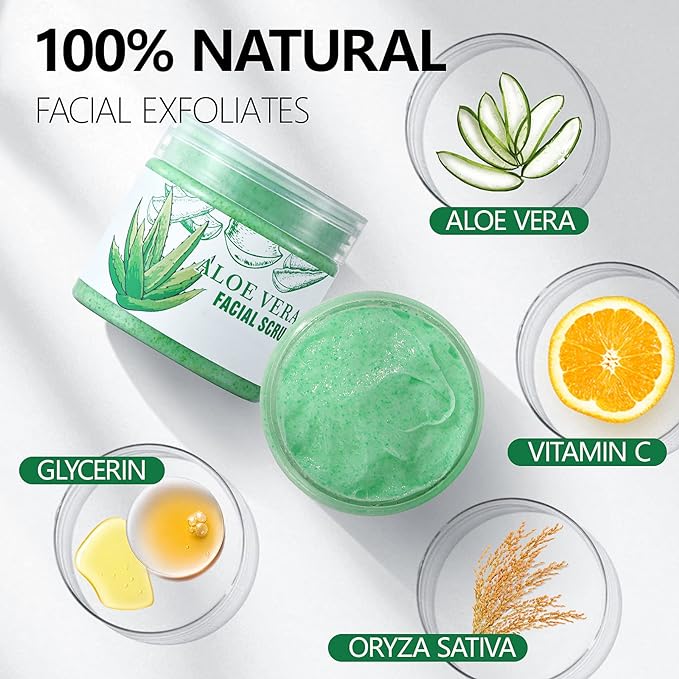 MOOYAM ALOE VERA FACIAL SCRUB - Laxe Online