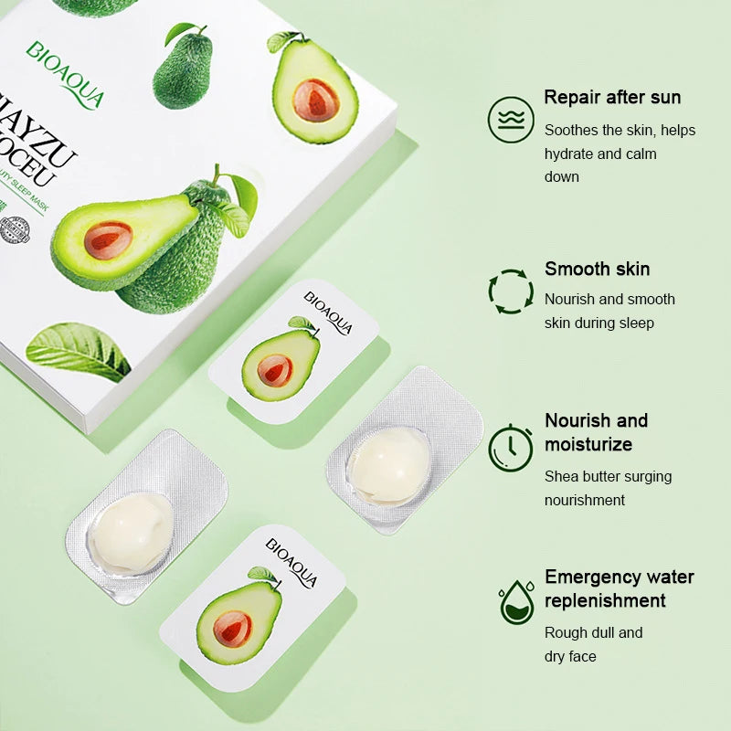 shea butter sleep face mask 5g*8 - Laxe Online