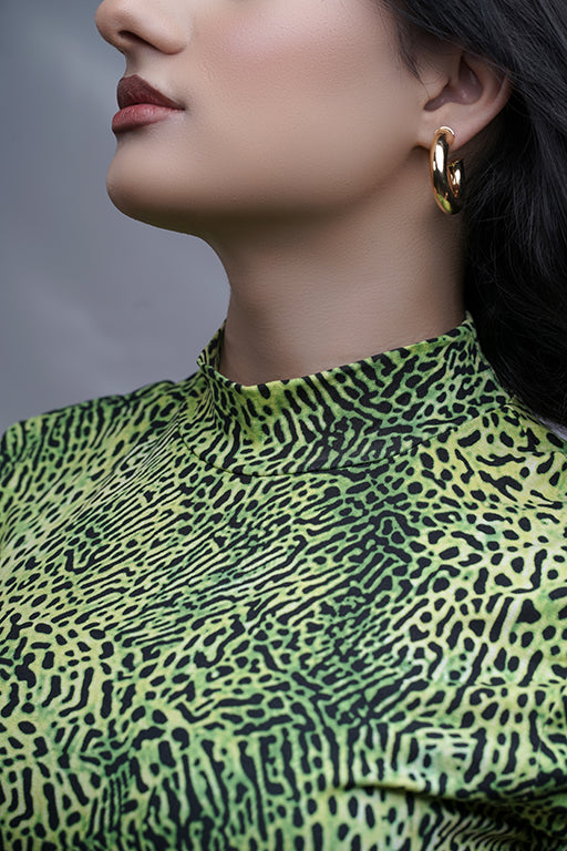 GREEN PRINT JUNGLE PATTERN - Laxe Online