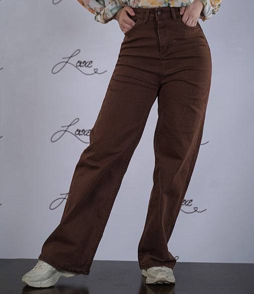Women wide leg jeans - Laxe Online