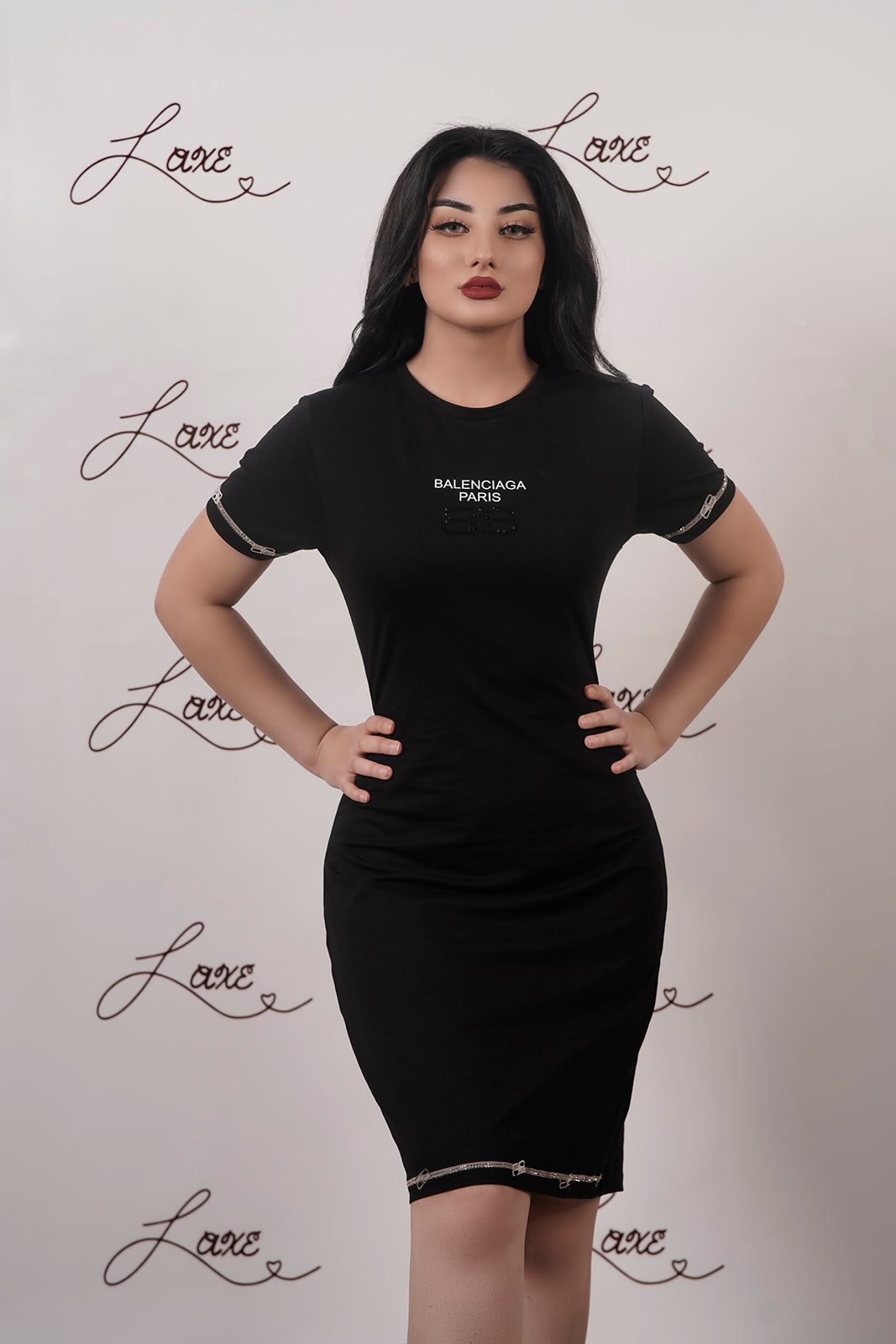 Balenciaga Women BB T-SHIRT DRESS - Laxe Online