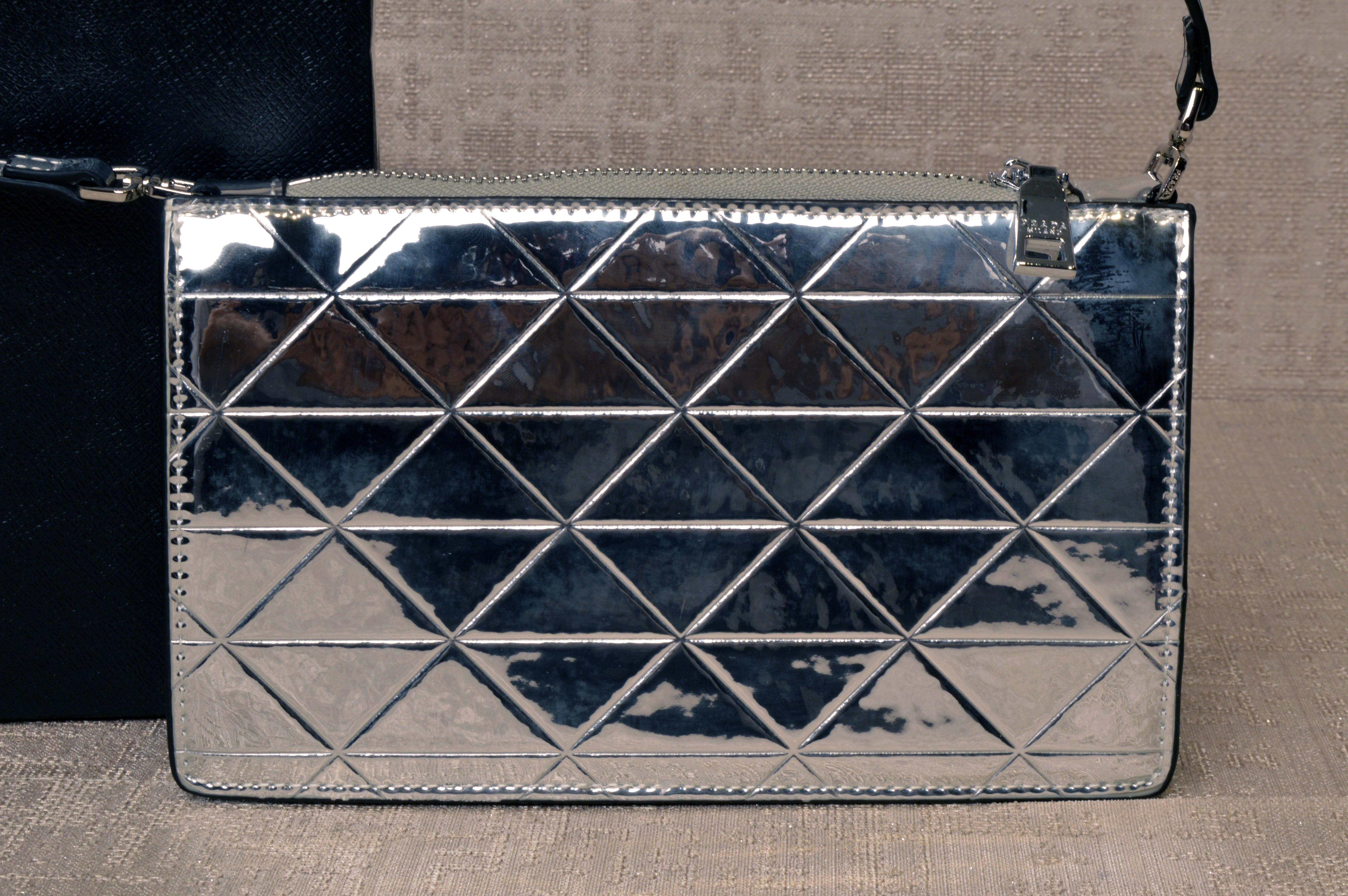 Prada women's metallic leather bag - Laxe Online