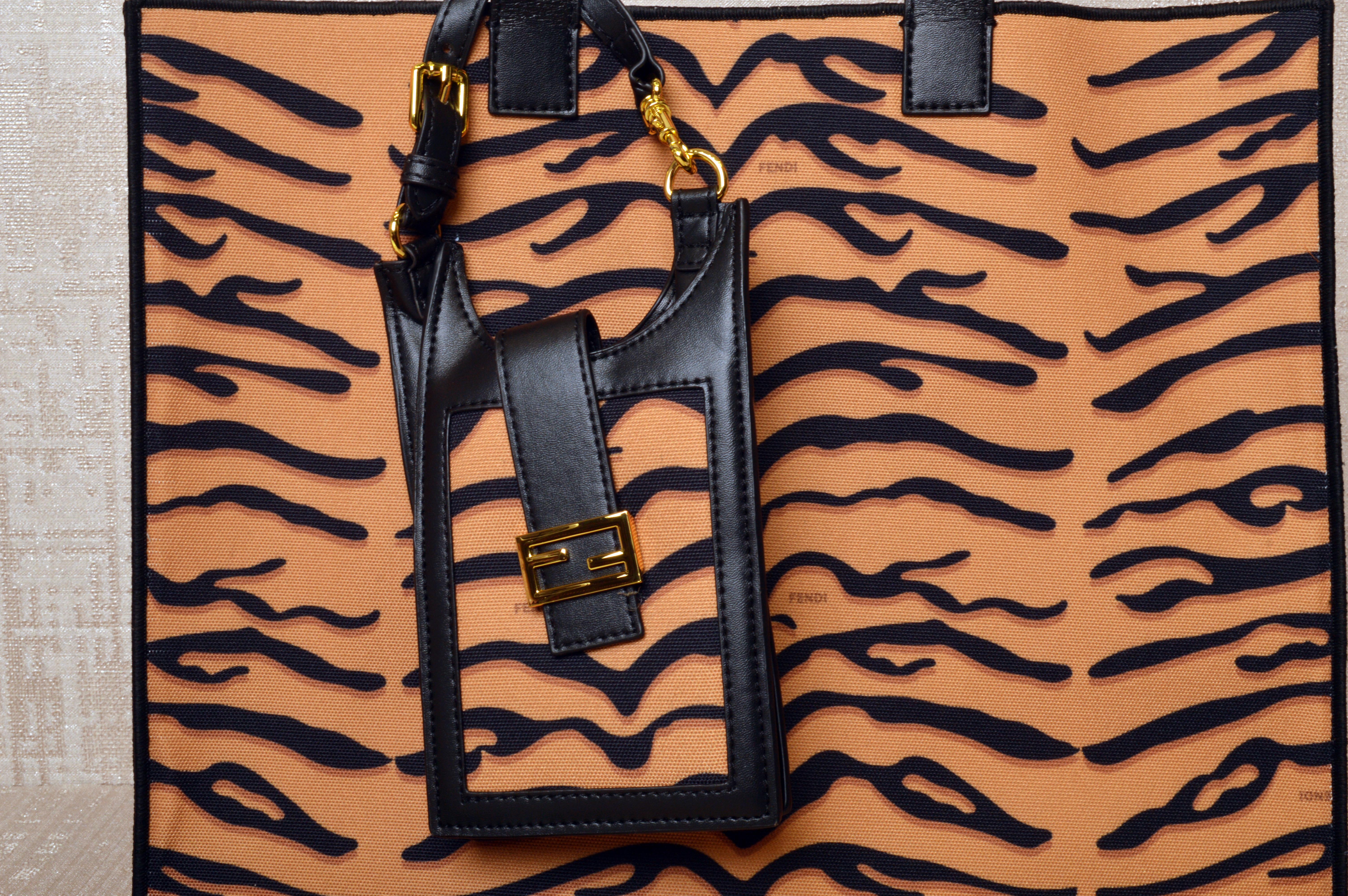 Fendi bag with leopard print - Laxe Online