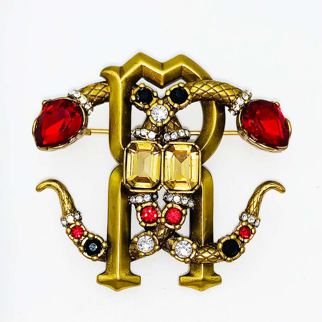 An Original Roberto Cavalli Snake Brooch