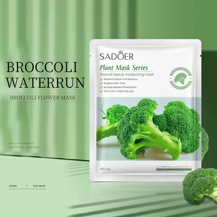 Broccoli face mask