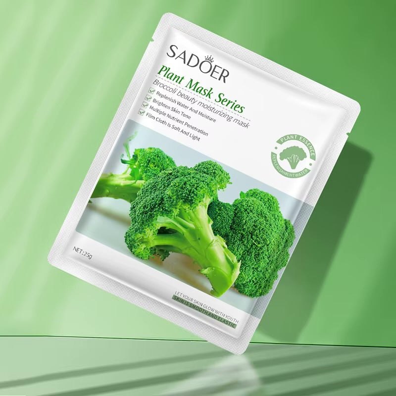 Broccoli face mask