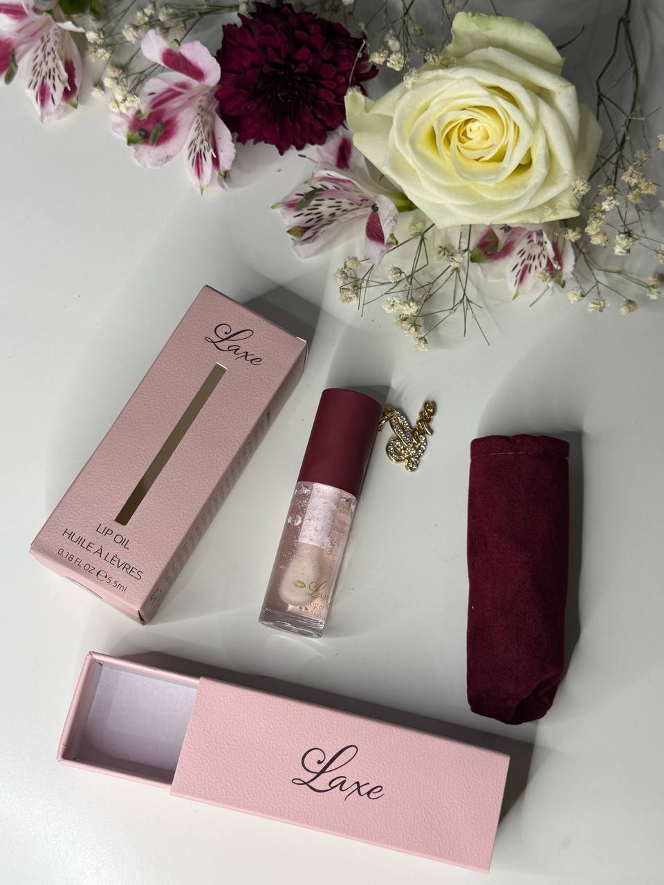 Laxe Rosie Glossy Hydrating Lip Oil
