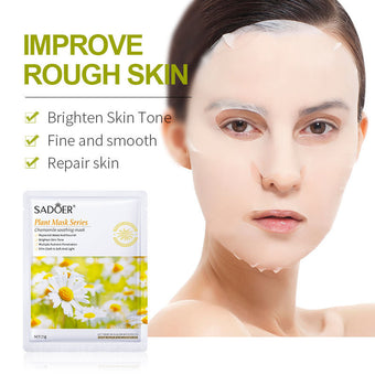Chamomile face mask