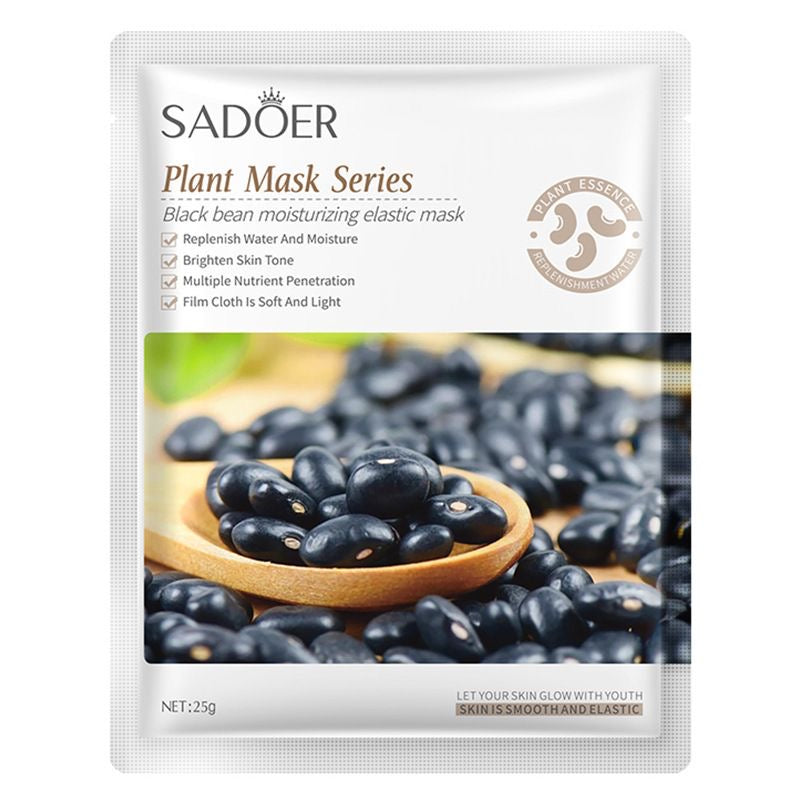 Black beans face mask