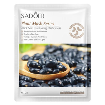 Black beans face mask