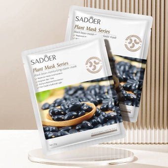 Black beans face mask