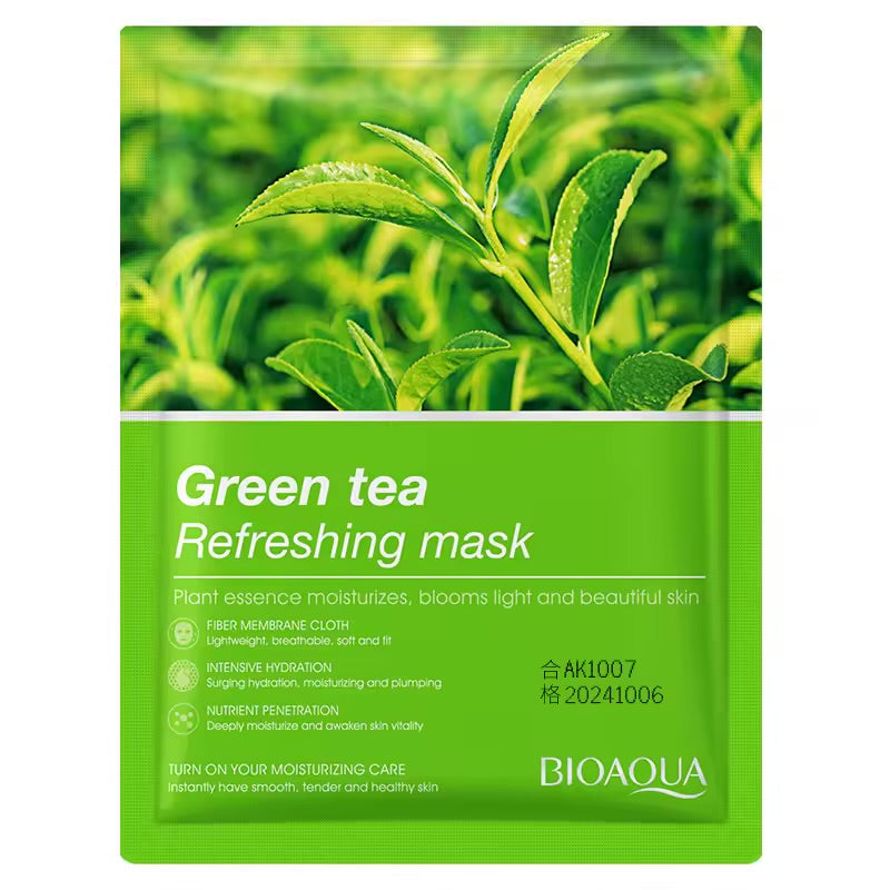 Green tea face mask