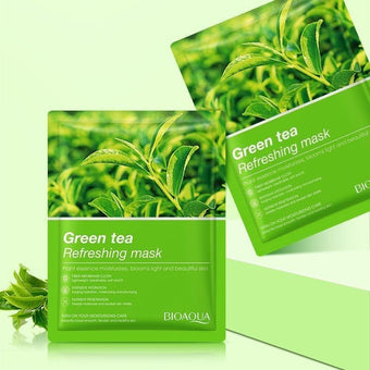 Green tea face mask