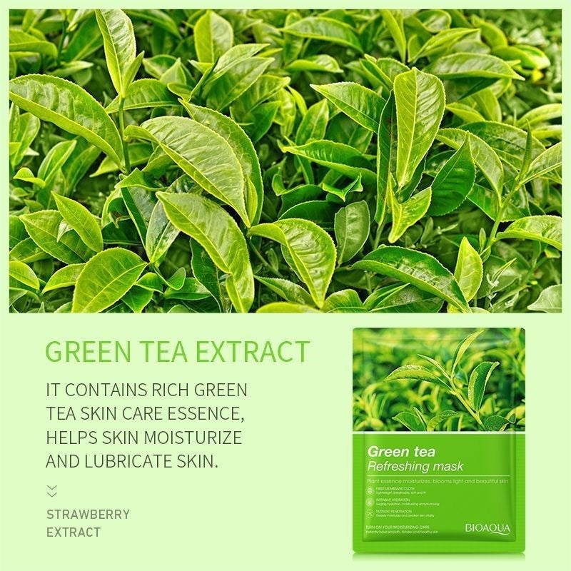 Green tea face mask