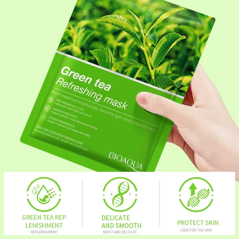 Green tea face mask