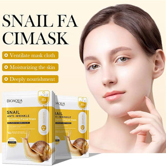 Snail face mask