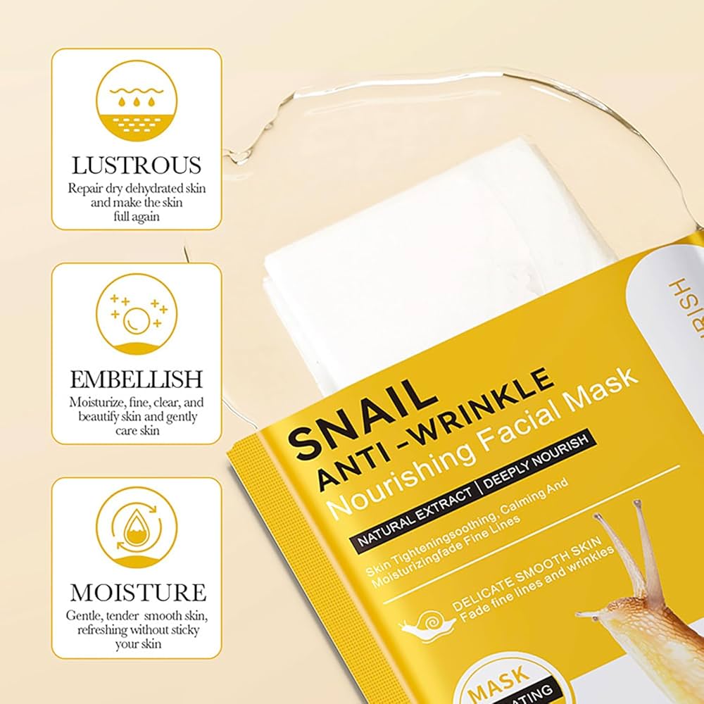Snail face mask
