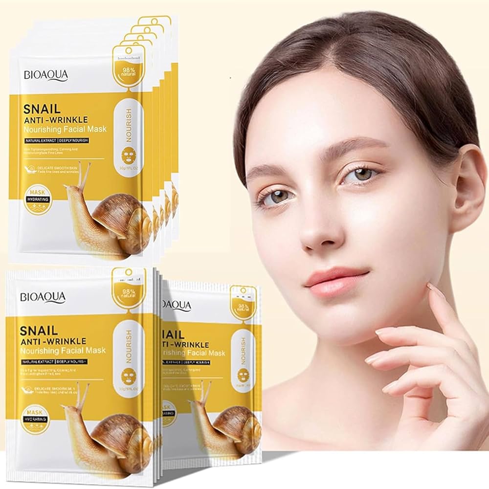 Snail face mask