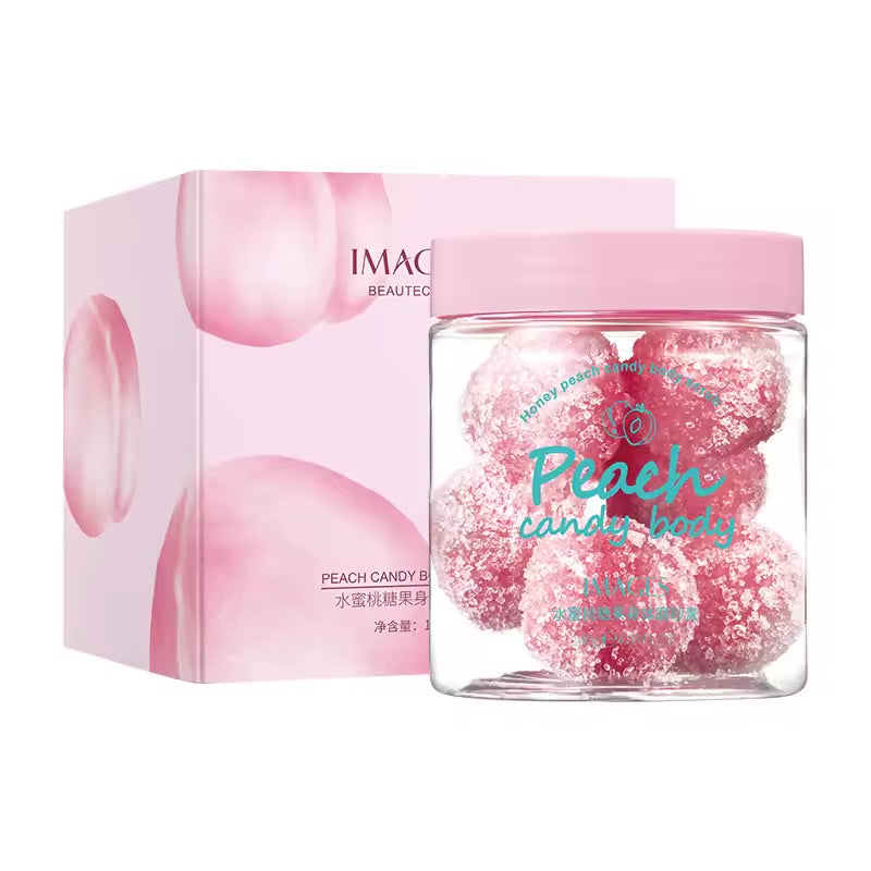 Peach body scrub