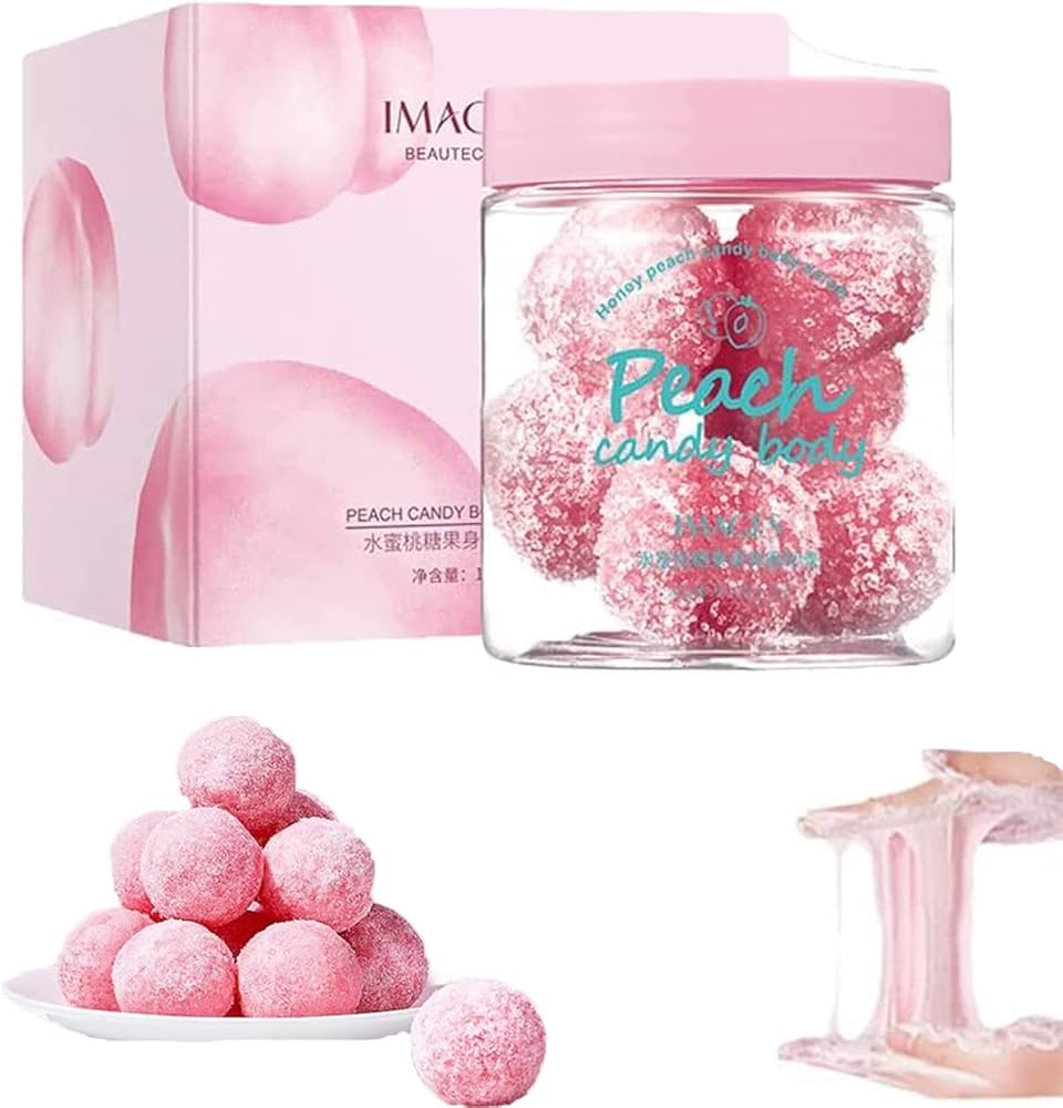 Peach body scrub
