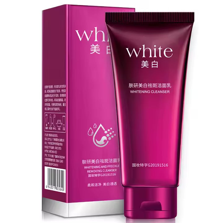 Whitning face cleanser