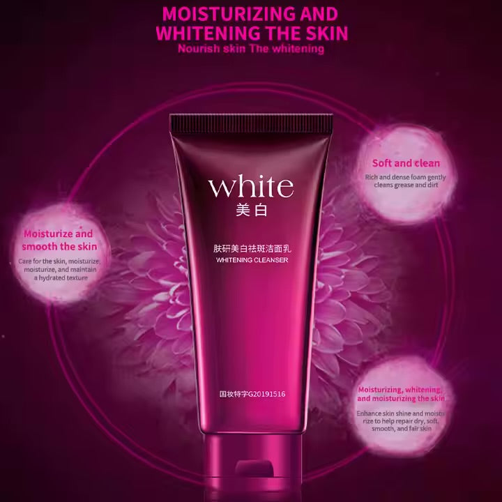Whitning face cleanser