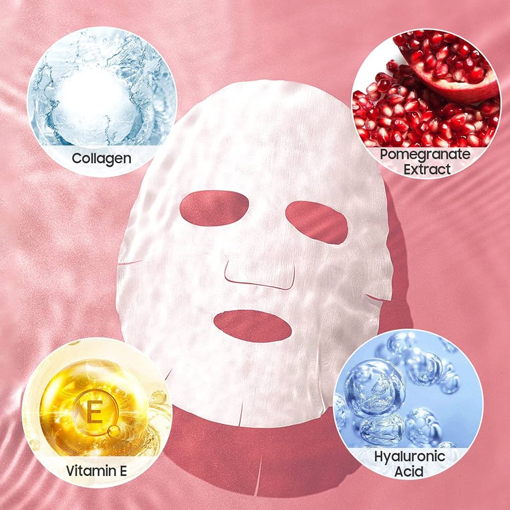 Pomegranate face mask