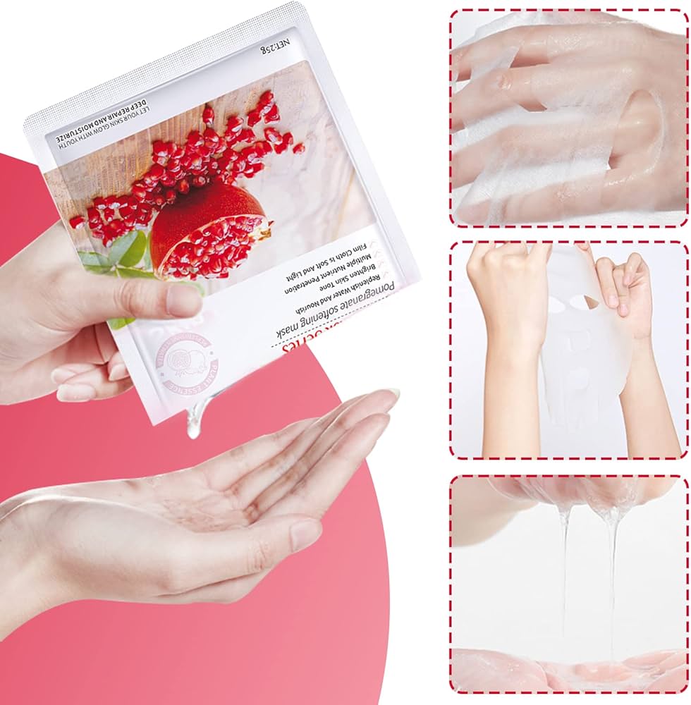 Pomegranate face mask